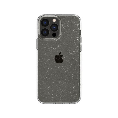 Husa Spigen Liquid Crystal Glitter Compatibila Cu iPhone 13 Pro Max, Silicon Transparent, Glitter